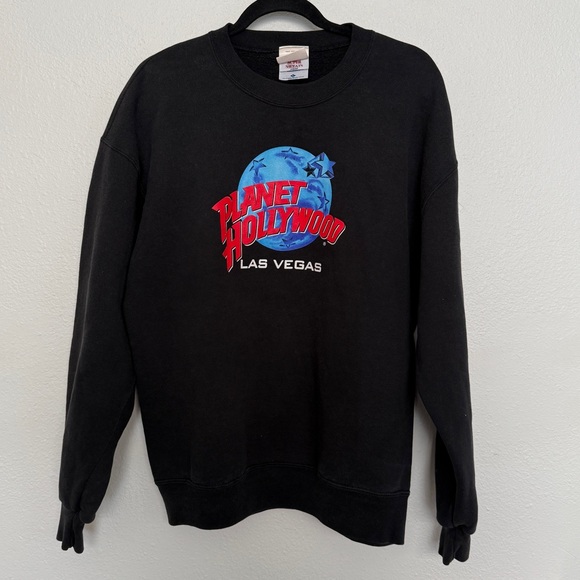 Vintage 90s Planet Hollywood Las Vegas Crewneck Sweatshirt - Picture 6 of 6